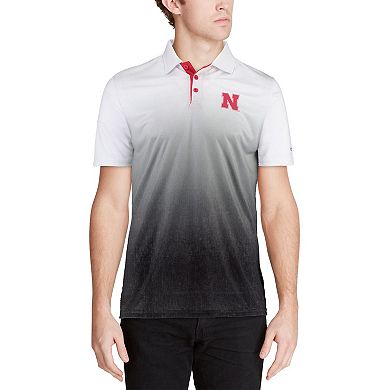 Men's Colosseum Heathered Gray Nebraska Huskers Magic Team Logo Polo