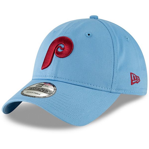 Men's New Era Light Blue Philadelphia Phillies Cooperstown Collection Core  Classic Replica 9TWENTY Adjustable Hat