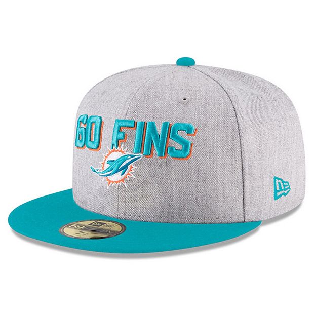 Miami Dolphins NFL TEAM-BASIC Aqua Fitted Hat by New Era