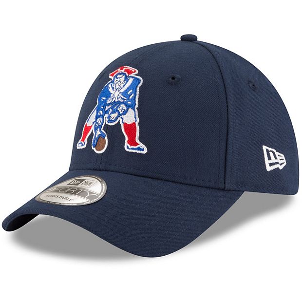 New England Patriots New Era Throwback 9FIFTY Adjustable Snapback Hat - Navy