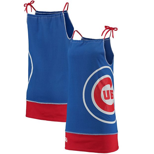 Refried Apparel Royal Chicago Cubs Sustainable Sleeveless Tank Dress