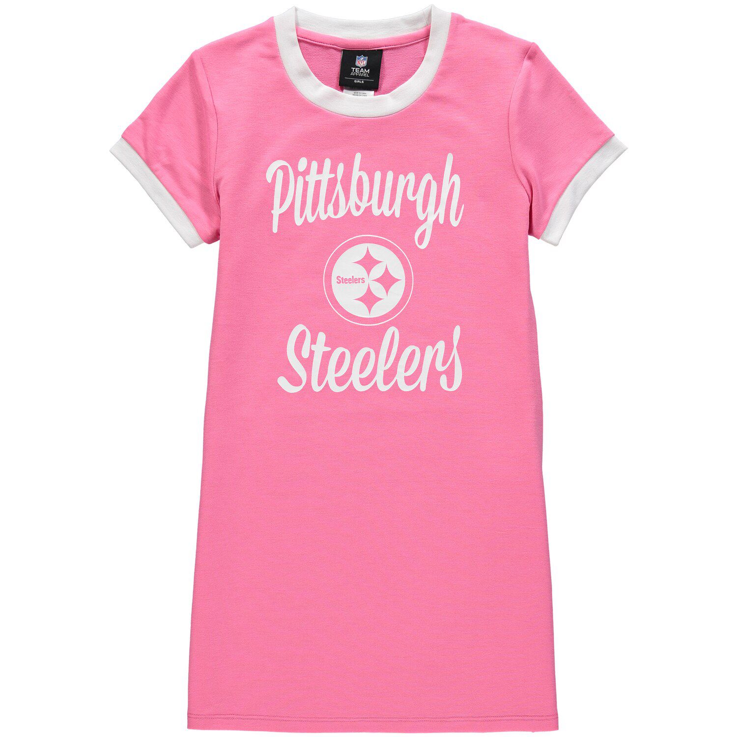Girls Youth Pink Pittsburgh Steelers 