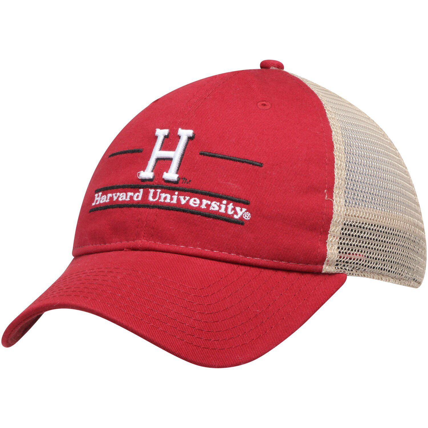 Image for Unbranded Men's The Game Crimson Harvard Crimson Split Bar Trucker Adjustable Hat at Kohl's.