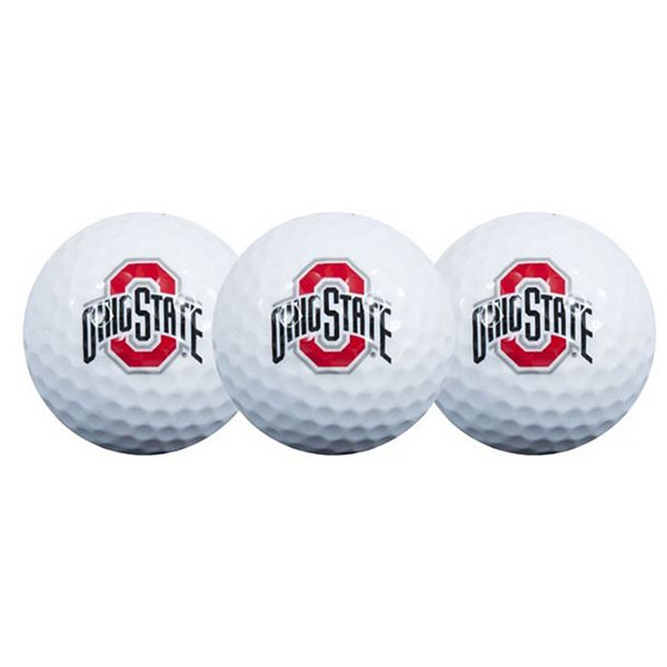 Ohio State Buckeyes Pack of 3 Golf Balls