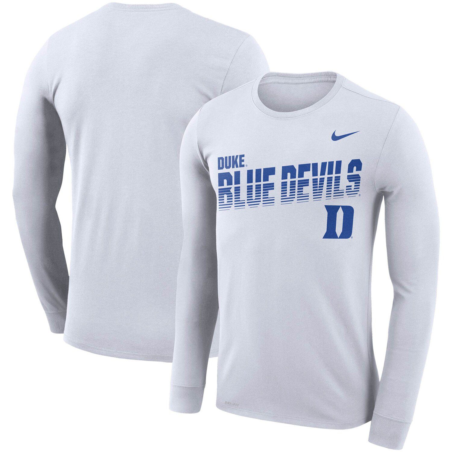 duke nike long sleeve shirt