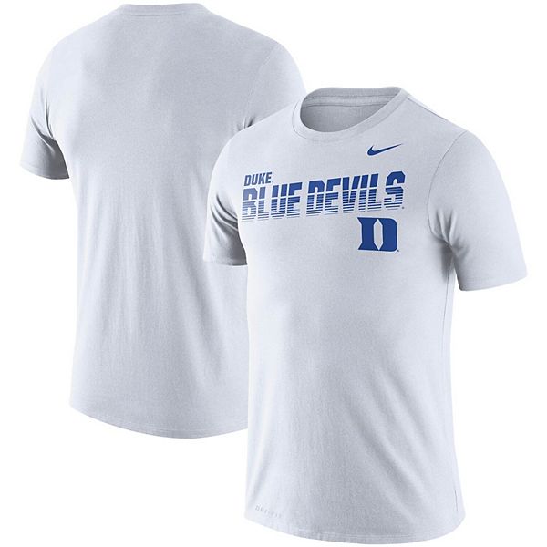 Men's Nike White Duke Blue Devils Sideline Legend Performance T-Shirt
