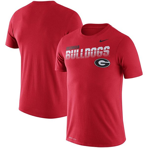 Men's Nike Red Georgia Bulldogs Sideline Legend Performance T-Shirt