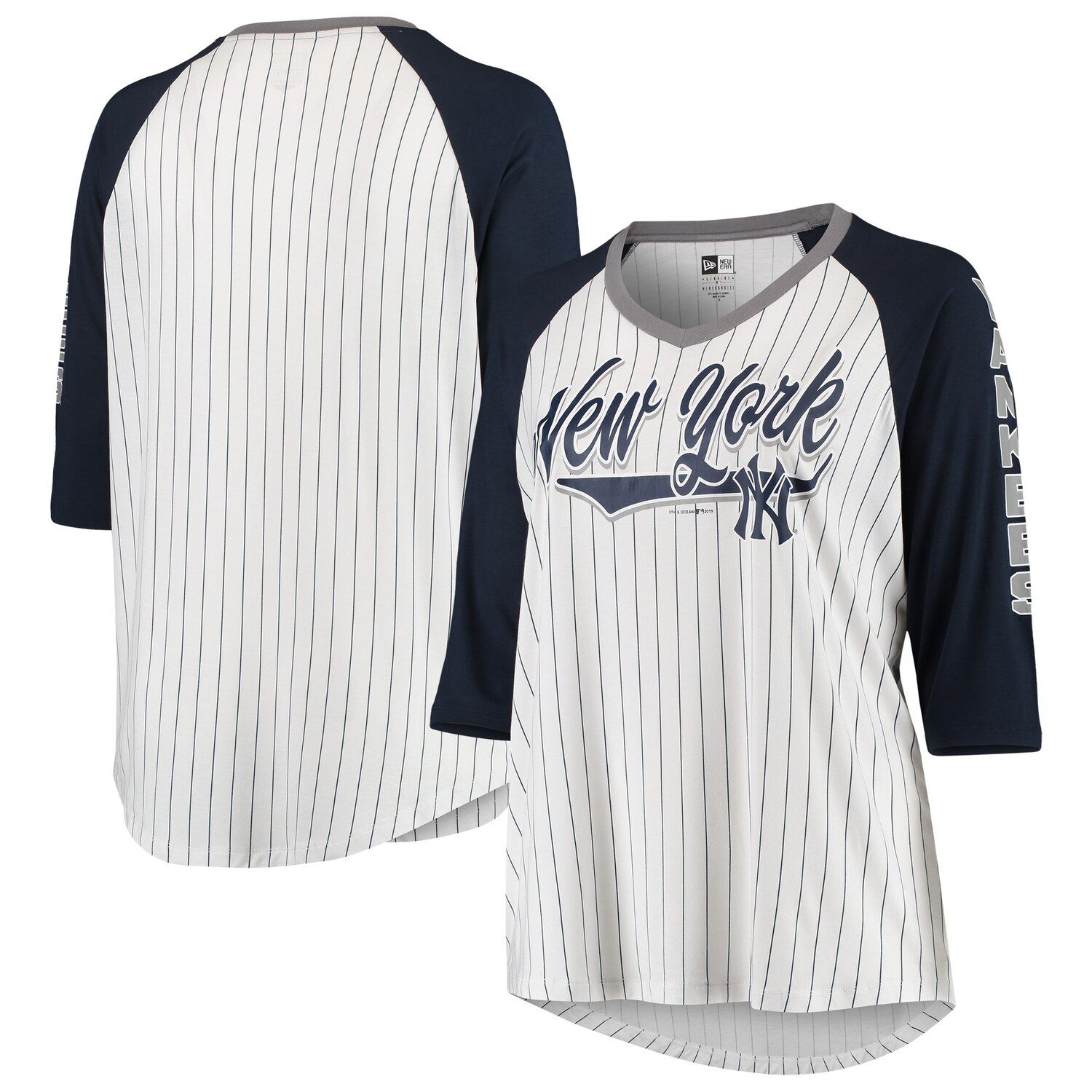 yankees v neck t shirts