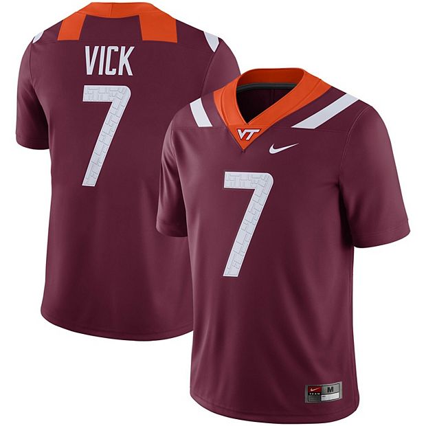 Men's Nike Michael Vick Maroon Virginia Tech Hokies Alumni Player Game  Jersey