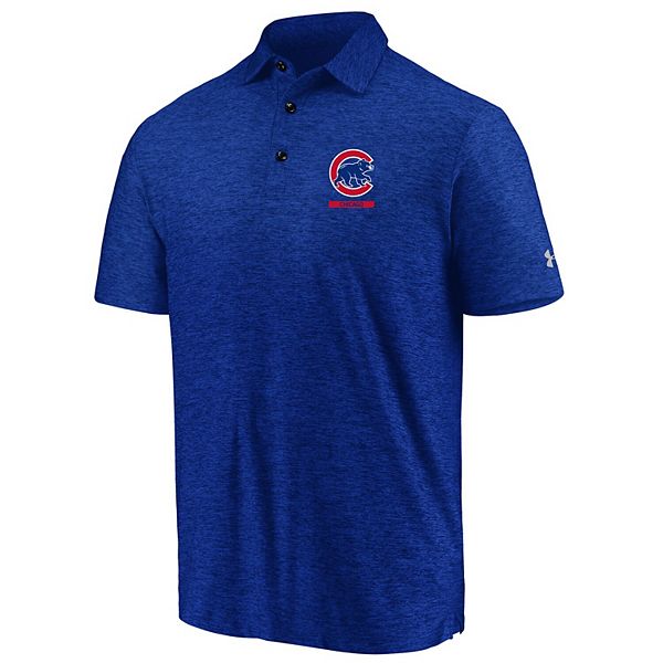 Men's Under Armour Royal Chicago Cubs City Underline Performance Polo