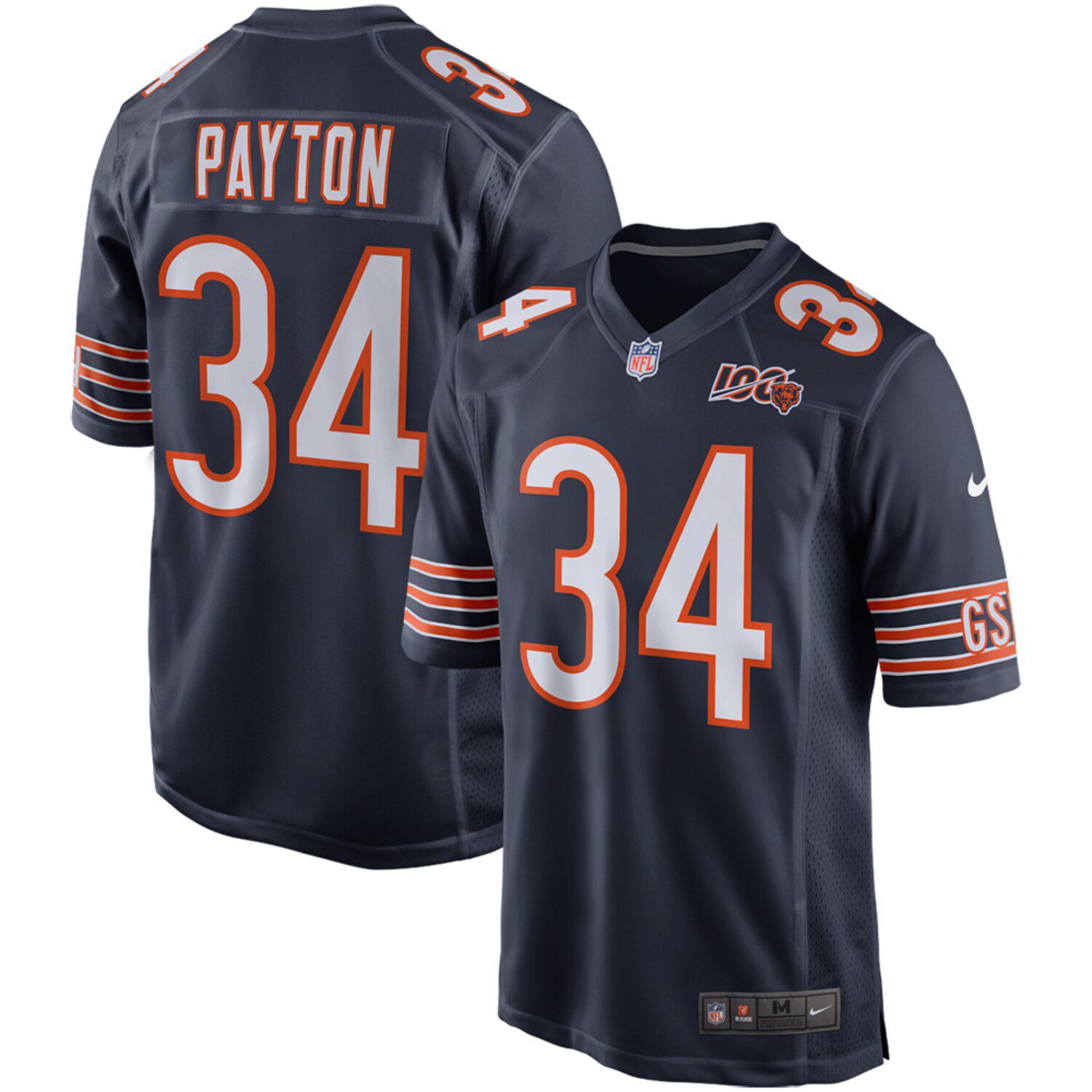 walter payton chicago bears jersey