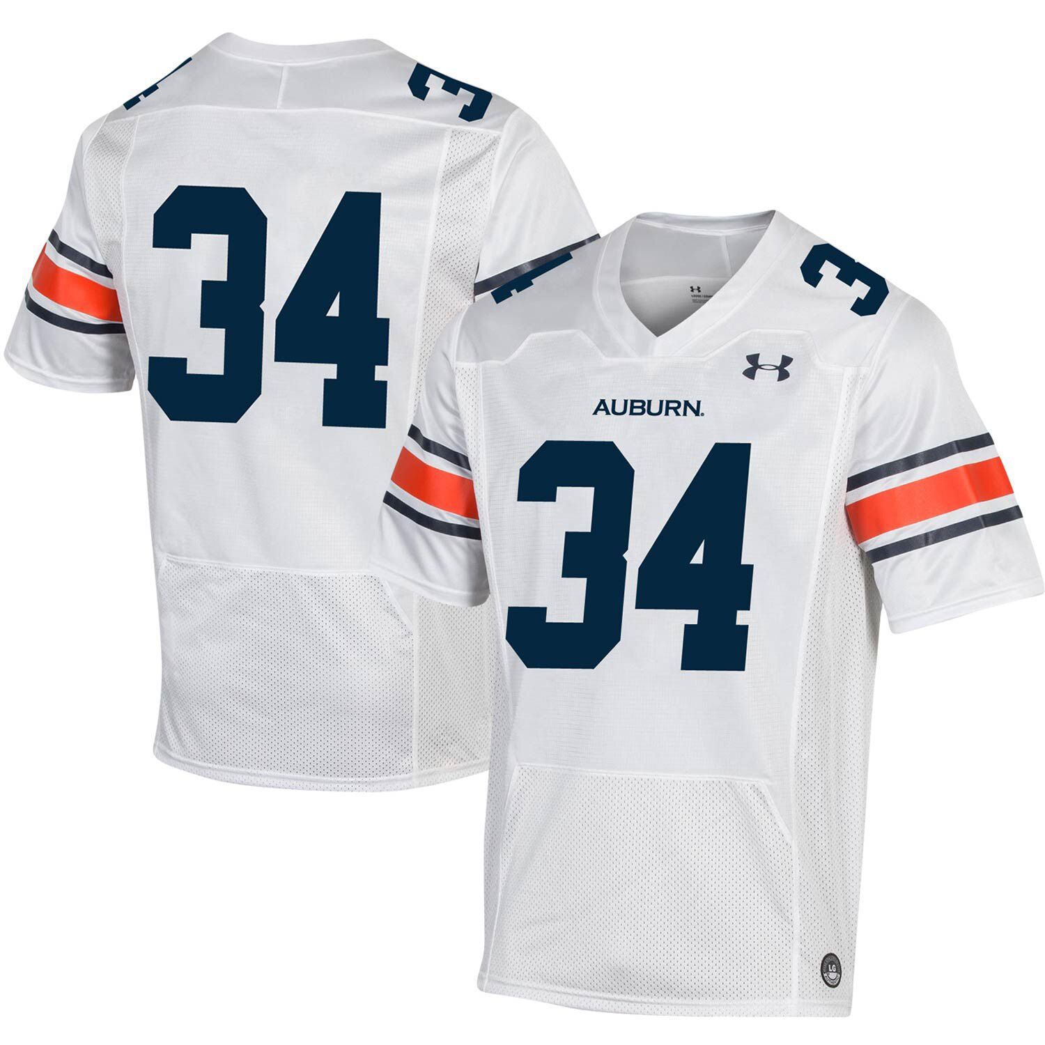 white auburn football jersey