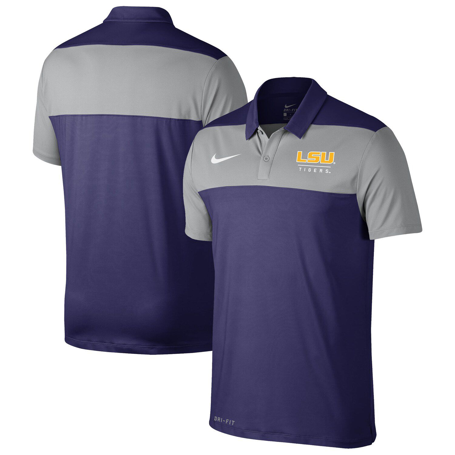 lsu dri fit polo