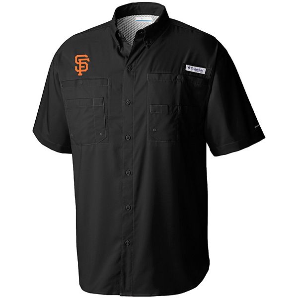 Men's Columbia Orange San Francisco Giants Tamiami Button-Down Shirt