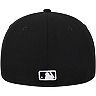 Chicago White Sox New Era B-Dub 59FIFTY Fitted Hat - Black