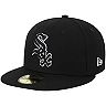 Chicago White Sox New Era B-Dub 59FIFTY Fitted Hat - Black