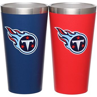 Tennessee Titans Team Color 2-Pack Stainless Steel Pint Glass