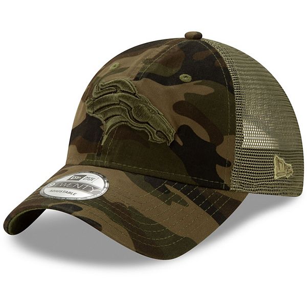 Youth New Era Camo Denver Broncos 9TWENTY Adjustable Hat