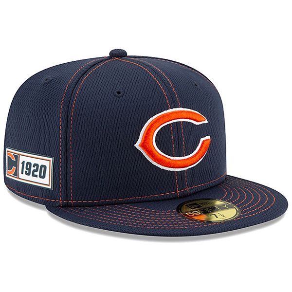 Chicago Bears Grey and Navy Adjustable Hat with B Logo by New Era #Chicago  #Bears #ChicagoBears