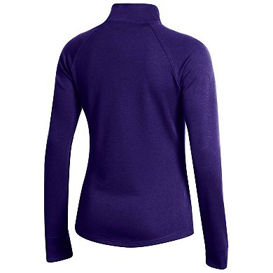 Women's Under Armour Purple Northwestern Wildcats Double-Knit Jersey Quarter-Snap Pullover Jacket