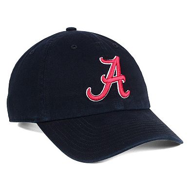 Men's '47 Black Alabama Crimson Tide Vintage Clean Up Adjustable Hat