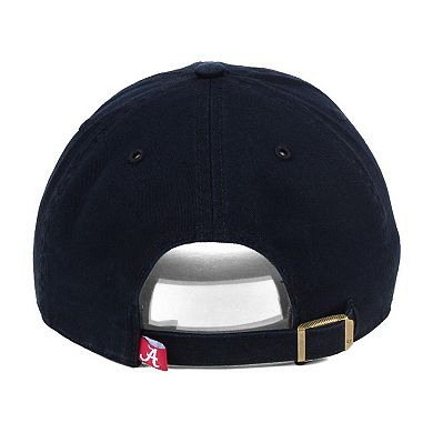 Men's '47 Black Alabama Crimson Tide Vintage Clean Up Adjustable Hat