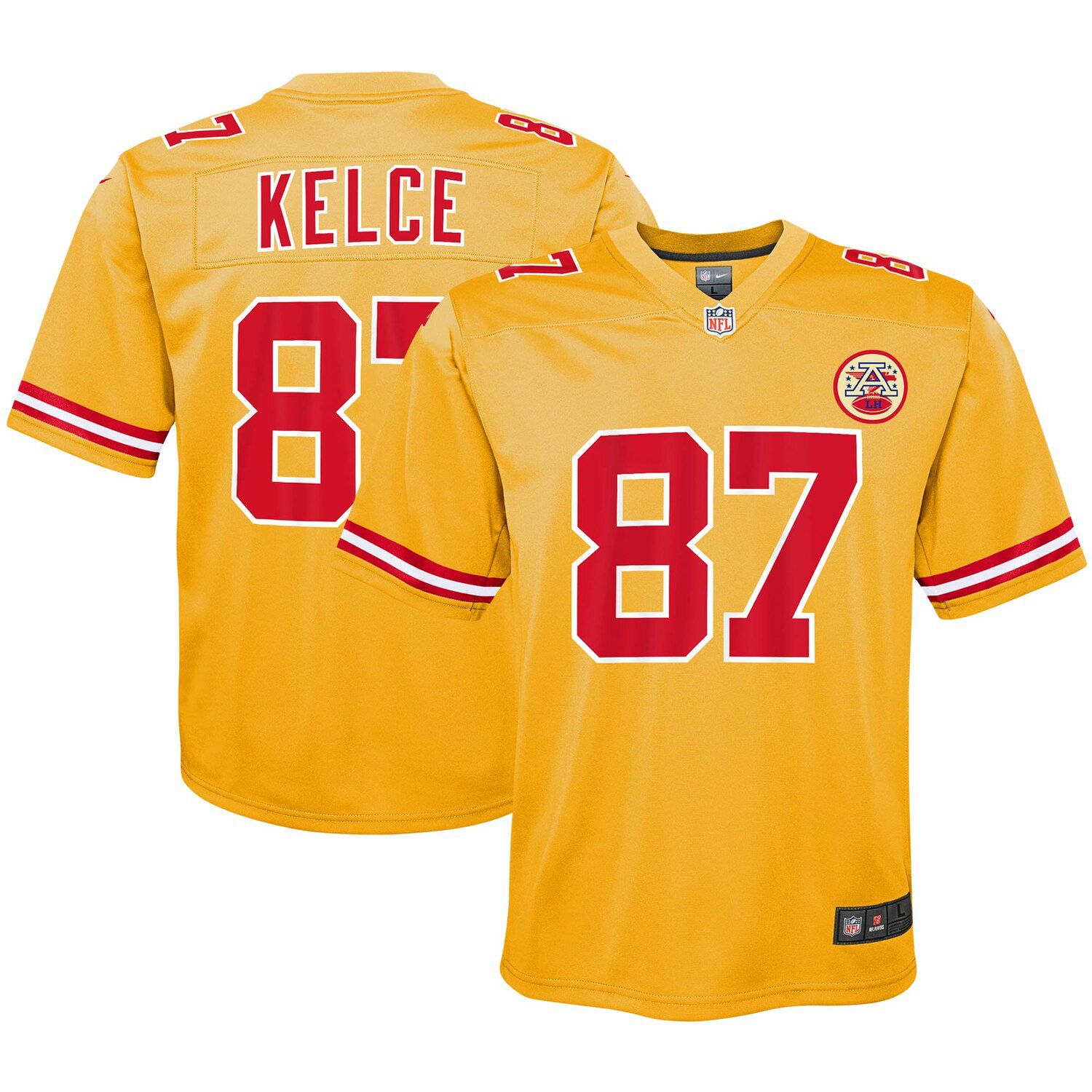 travis kelce jersey youth