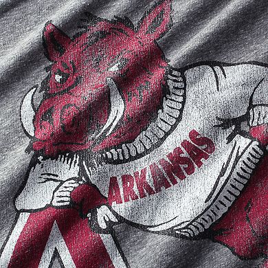 Men's Original Retro Brand Heather Gray Arkansas Razorbacks Vintage Hog A Tri-Blend T-Shirt