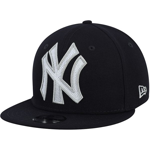 Youth New Era Navy New York Yankees Threads 9FIFTY Adjustable Hat