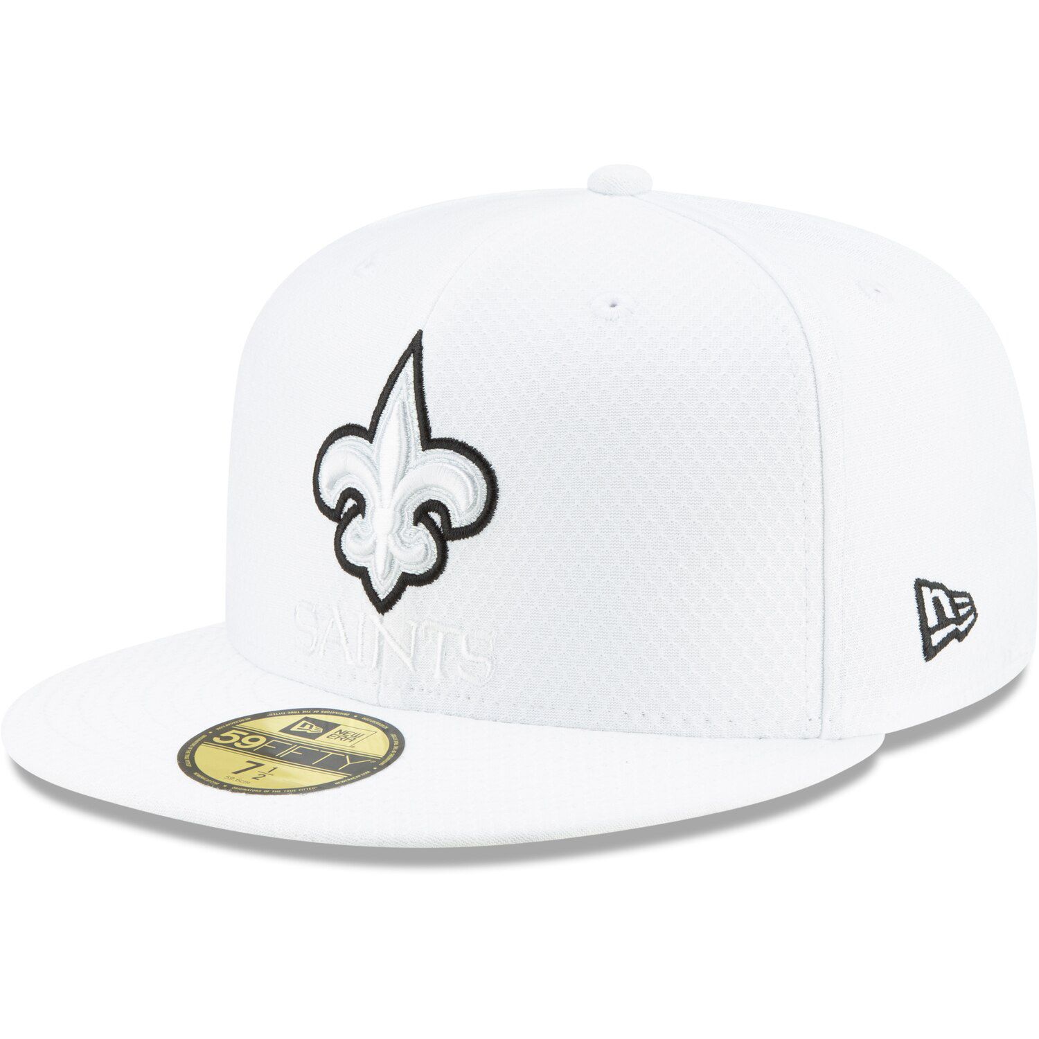 white new orleans saints hat