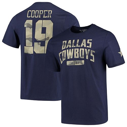 Men's Amari Cooper Navy Dallas Cowboys Camo Name & Number T-Shirt