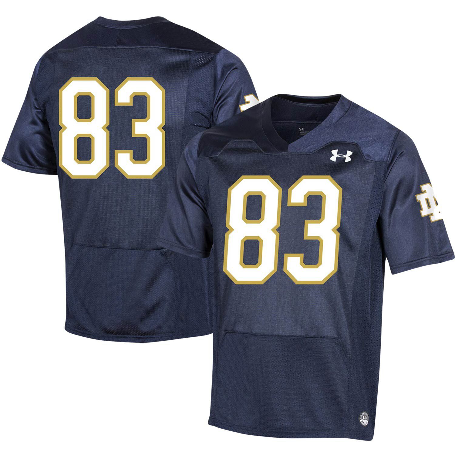 notre dame kelly green football jersey