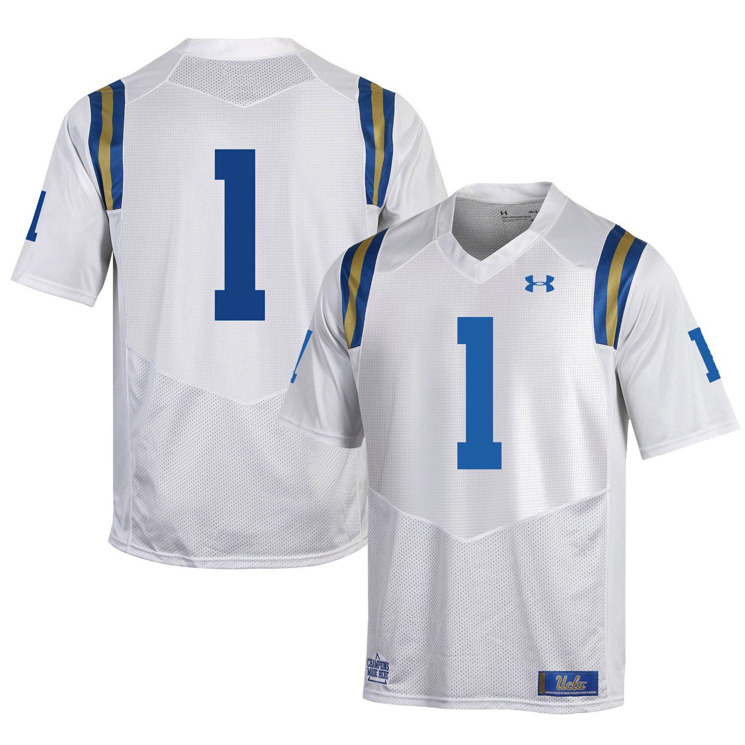 Youth Under Armour White UCLA Bruins #1 