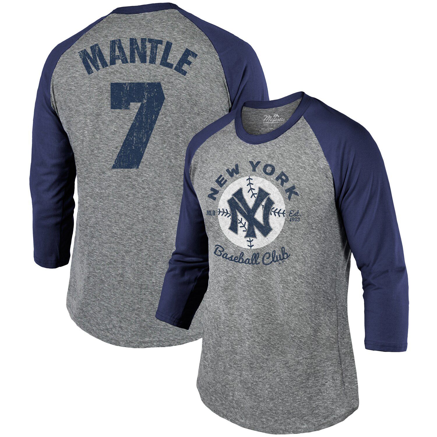 mickey mantle tee shirts