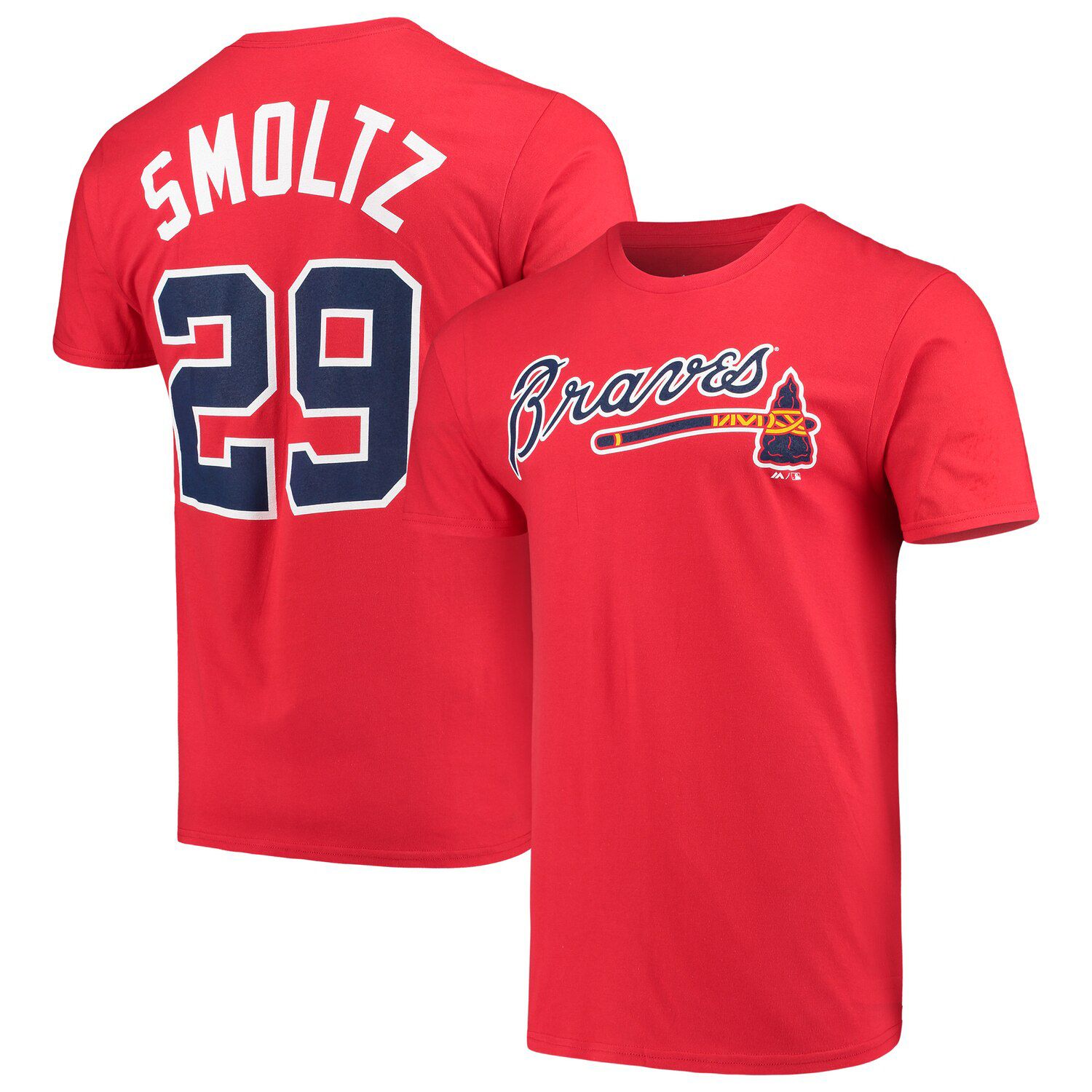 john smoltz jersey number