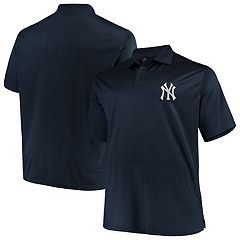 Men's New York Yankees Antigua Gray/Navy Answer Polo