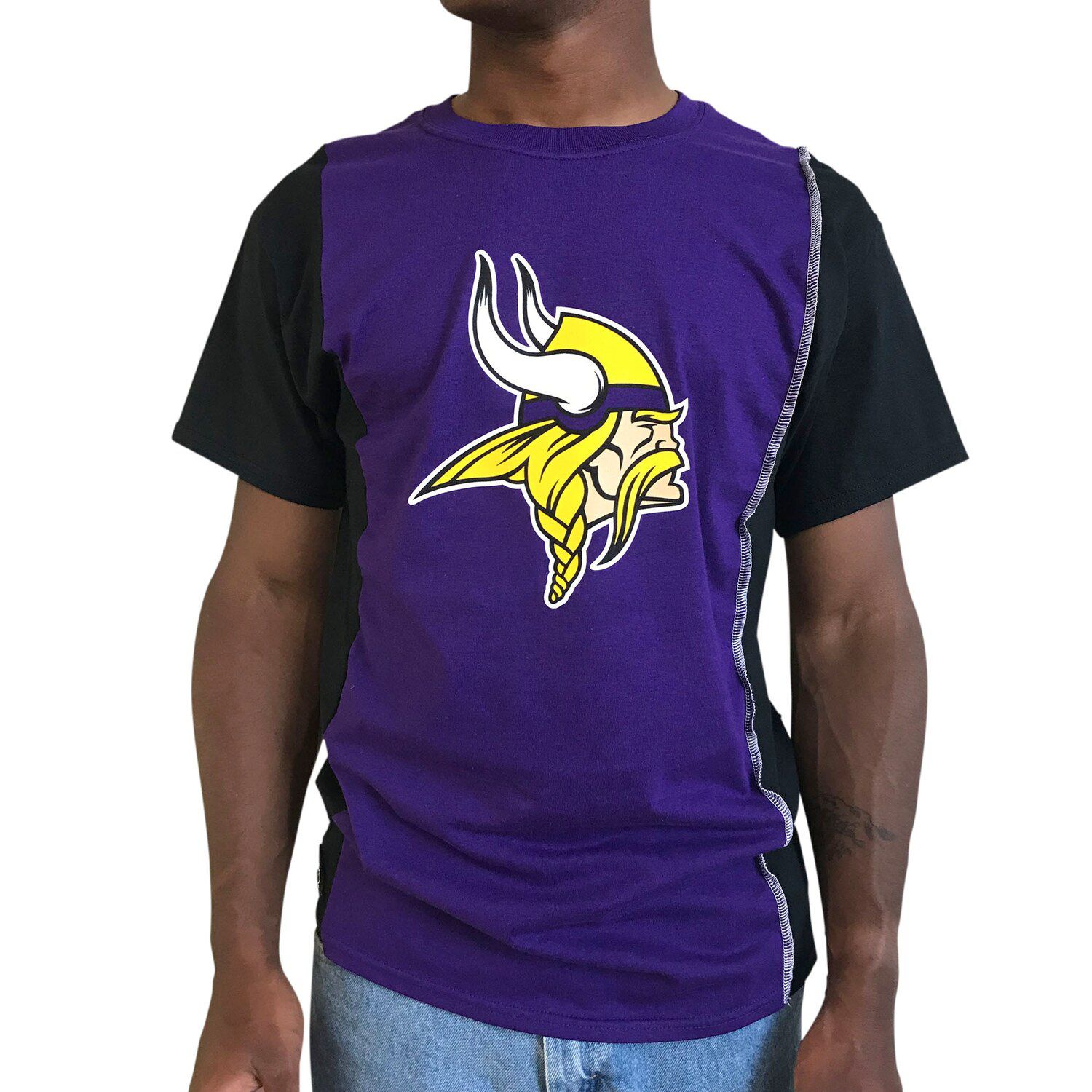 black minnesota vikings shirt