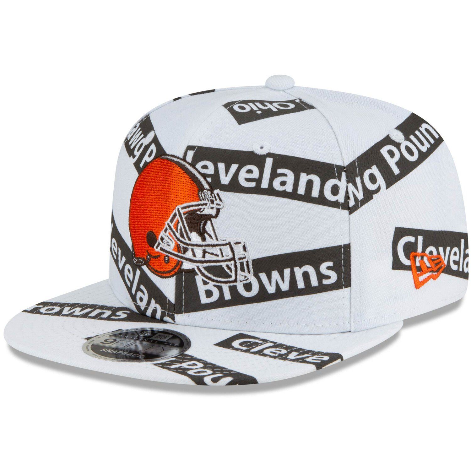 white cleveland browns hat