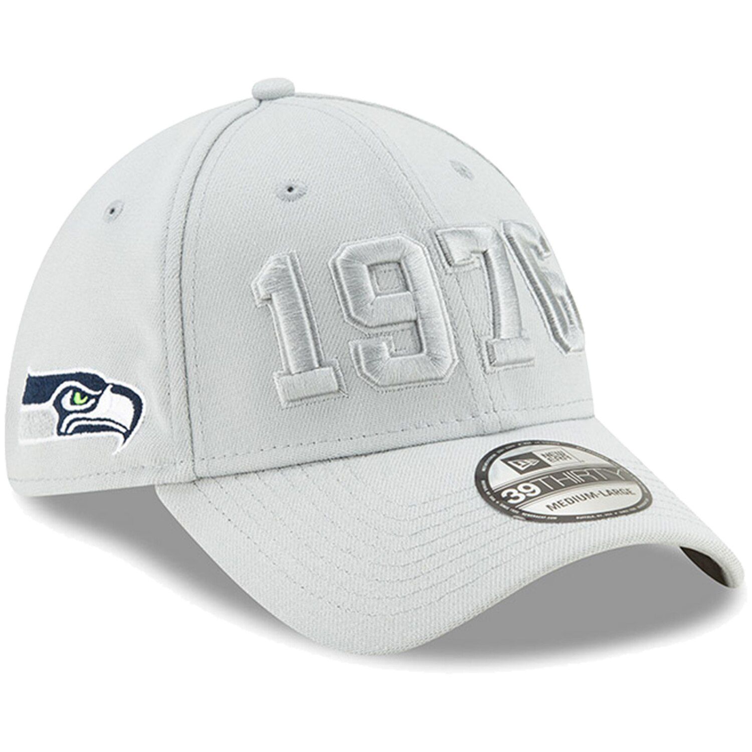 grey seahawks hat