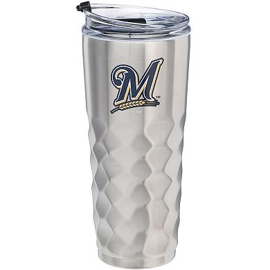 Milwaukee Brewers 32oz. Stainless Steel Diamond Tumbler