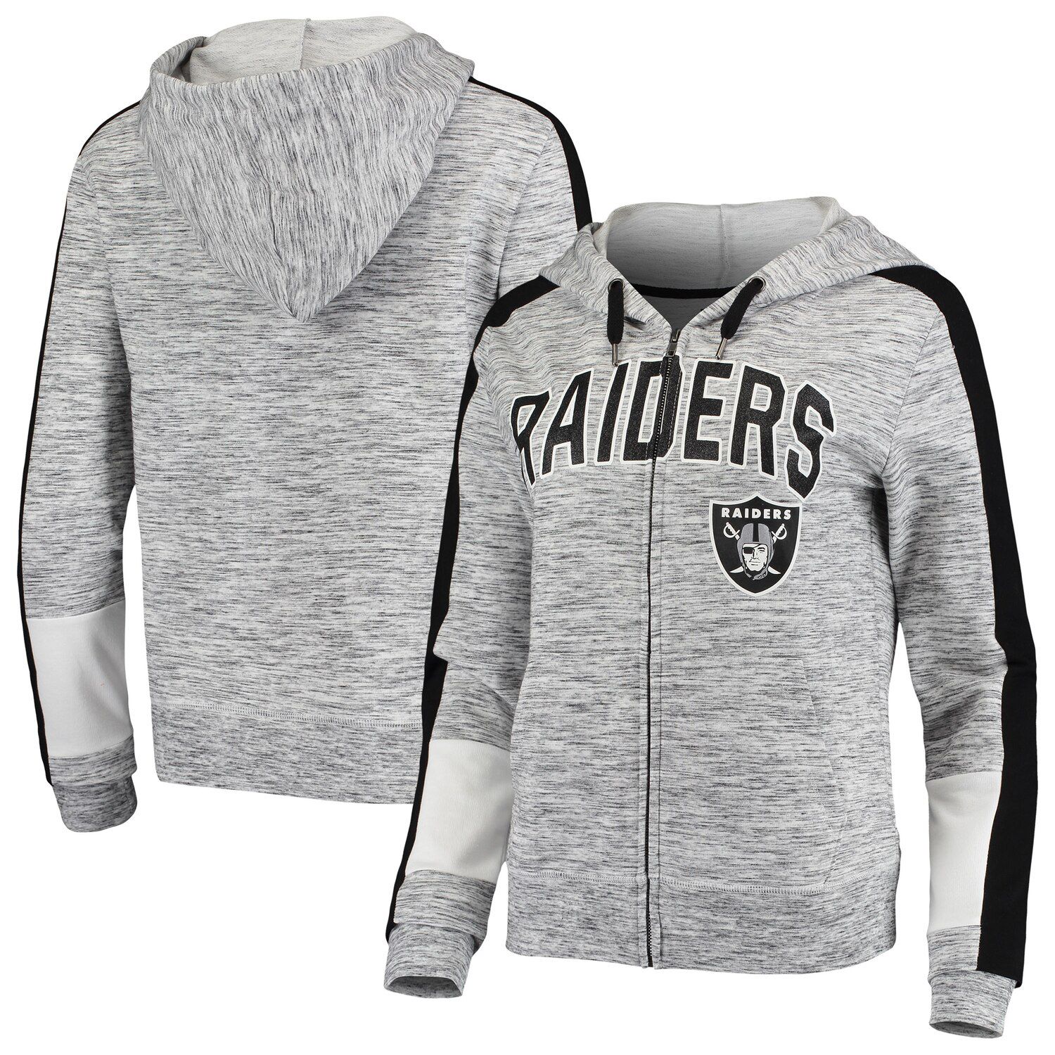 raiders full zip hoodie