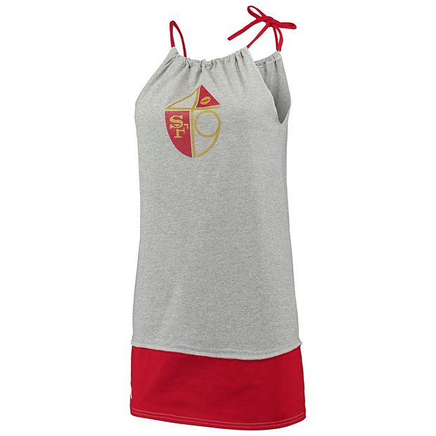 Women's Refried Apparel Gray San Francisco 49ers Vintage Tank Dress