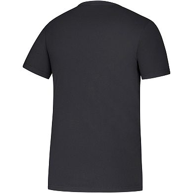 Men's adidas Black Nebraska Cornhuskers Sideline Locker Slogan Amplifier T-Shirt
