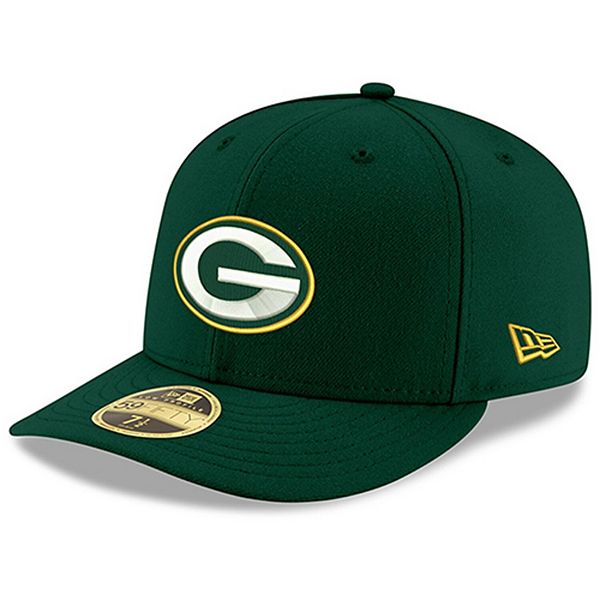 Men's New Era Green Green Bay Packers Omaha Low Profile 59FIFTY Structured  Hat
