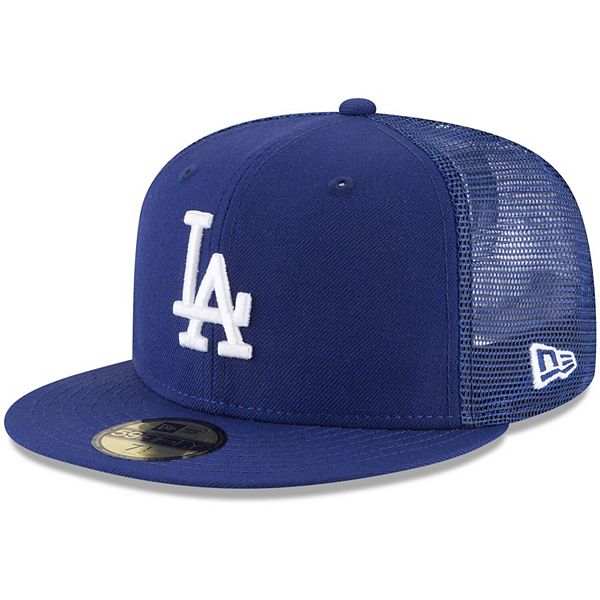 Women's New Era Royal Los Angeles Dodgers Mesh Back Baby Jersey