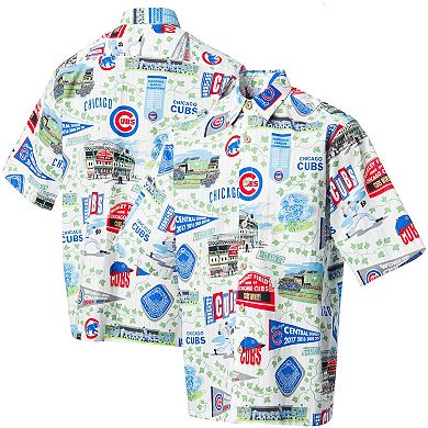 Chicago Cubs Reyn Spooner Scenic Button-Up Shirt - White