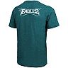 Philadelphia Eagles Majestic Threads Tri-Blend Pocket T-Shirt - Midnight Green
