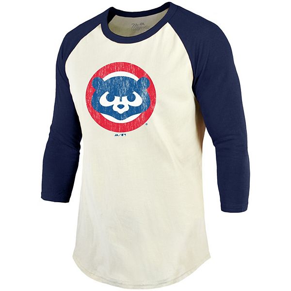  Chicago Cubs Cooperstown Official Logo Navy T-Shirt