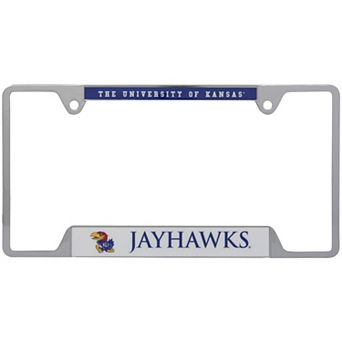 WinCraft Kansas Jayhawks Logo & Name License Plate Frame