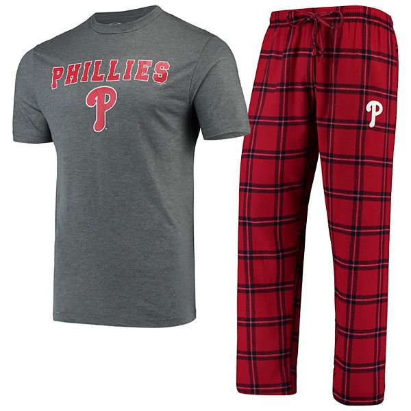 Men's Concepts Sport Red/Navy Philadelphia Phillies Troupe T-Shirt ...